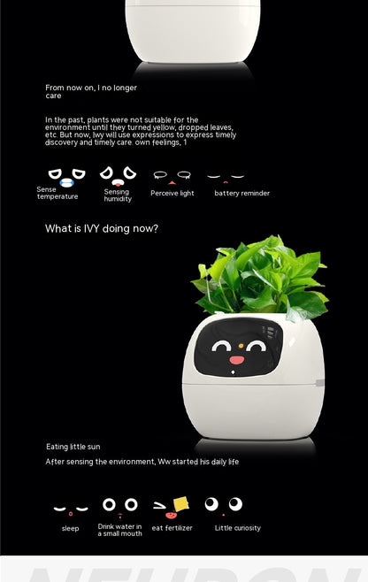Smart Planter Endless Fun Over 49 Rich Expressions 7 Smart Sensors And AI Chips Make Raising Plants Easy And Fun
