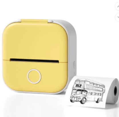 Portable Mini Thermal Label Printer Home Photo Printer