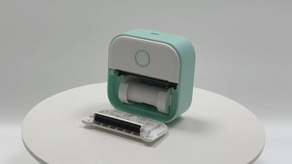 Portable Mini Thermal Label Printer Home Photo Printer