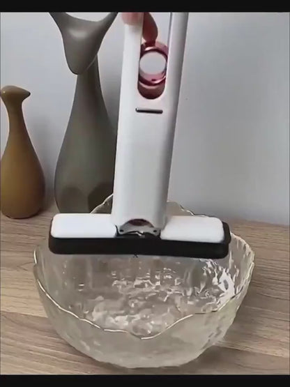 New Portable Self-NSqueeze Mini Mop, Lazy Hand Wash-Free Strong Absorbent Mop Multifunction Portable Squeeze Cleaning Mop Desk Window Glass Cleaner Kitchen Car Sponge Cleaning Mop Home Cleaning Tools